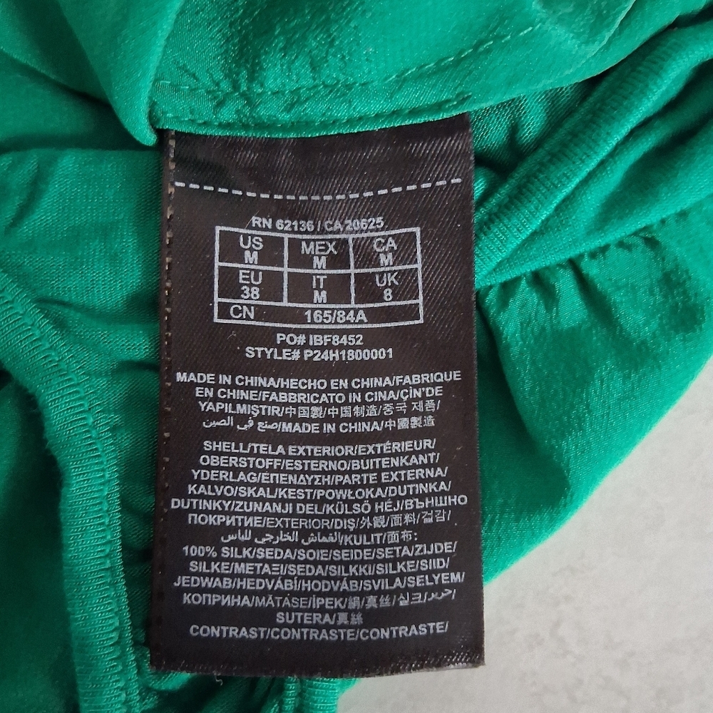 Guess By Marciano/ Vibrant Green Bodysuit Top/ Size US M - Picture 12 of 17